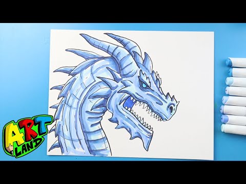 How to Draw an Ice Dragon