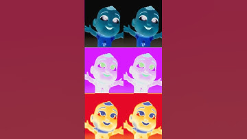 Lalafun Negative Color vs Flashing Effect | Sponsored By: Klasky Csupo 2001 #shortvideo #lalafun