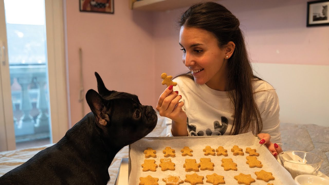 BISCOTTI ALLA ZUCCA PER CANI - ricetta natalizia con decorazioni
