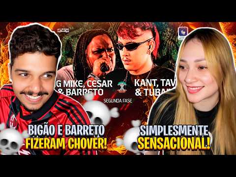 REAGIMOS a BIG MIKE, CESAR E BARRETO X KANT, TAVIN E TUBARÃO | Segunda fase | BDA 10 ANOS