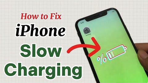 How to Fix Slow Charging iPhone / iPhone charging slowly Fixed !