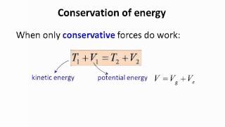 Dynamics Lecture 18: Conservation of energy