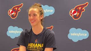 Caitlin Clark after Day 2 of Indiana Fever training camp | Fieldhouse Files