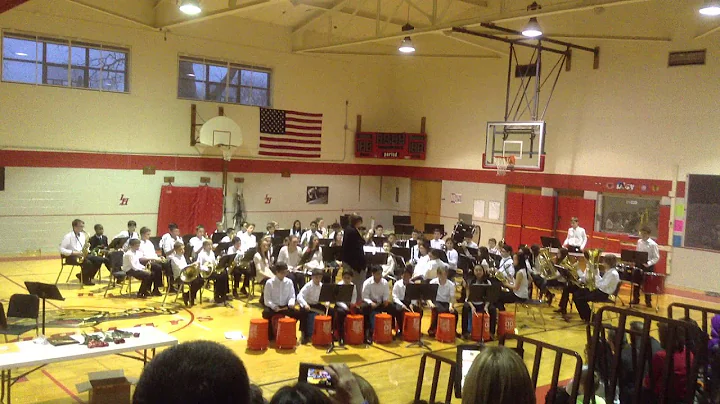JADE ORIBELLO AND THE REST OF THE CONCERT BAND PLA...