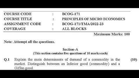 bcog 172 solved assignment 2022-23 / bcog 172 solved assignment in English / ignou bcog 172