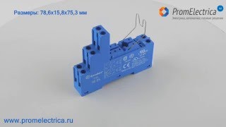 95.05 SPA Розетка с винтовыми клеммами и пластиковой клипсой для реле Finder