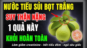 Người thận yếu, nước tiểu sủi bọt? 1 Loại quả chặn đứng suy thận, hạ creatinine, hết tiểu đêm