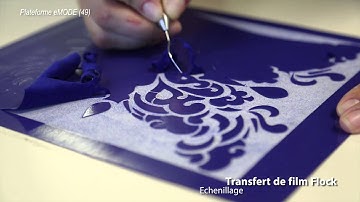 La technique de transfert de films Flock