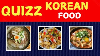 guess the korean food II OVER QUIZ