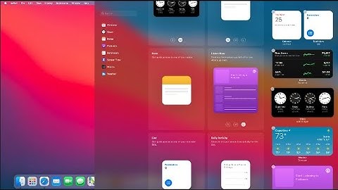 How to Customize Widgets on macOS Big Sur