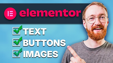 Tekst, knoppen en afbeeldingen in WordPress bewerken met Elementor