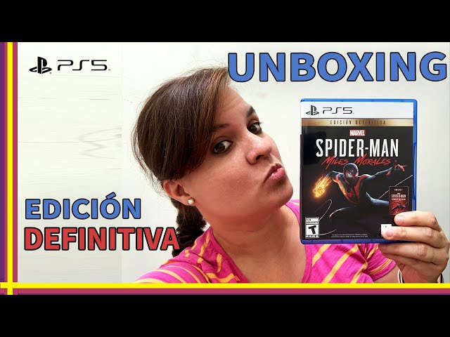 Unboxing - Mídia Física Spider-Man Miles Morales Ultimate