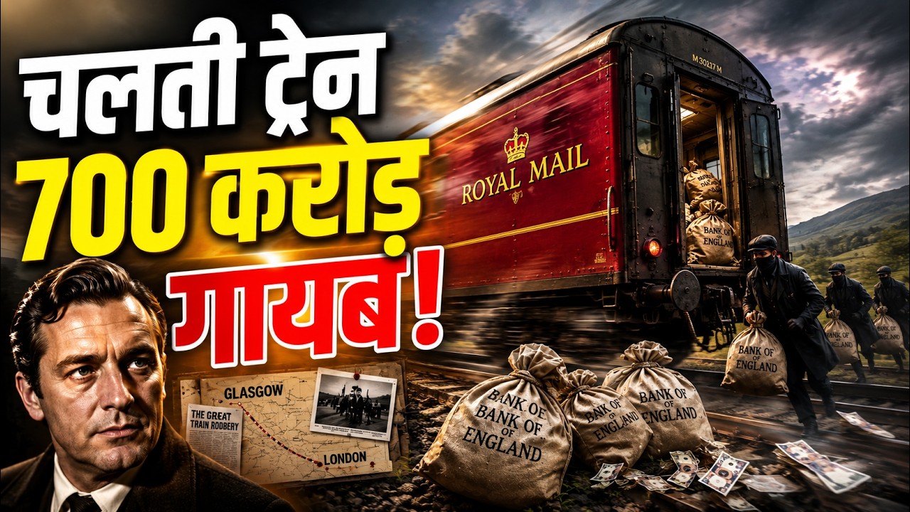 चलती ट्रेन से 700 करोड़ कैसे चुरा लिए? | Britain's Greatest Train Robbery