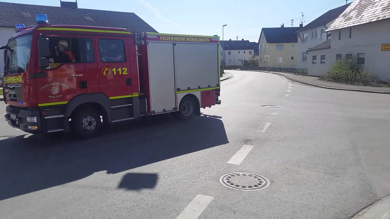 [COMBO] Wyjazd Alarmowy Freiwillige Feuerwehr Morslingen + Rettungsdienst Dillingen