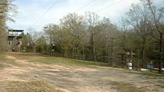 Zipline at Sky Ranch 2011 in Van, Texas - Part 1