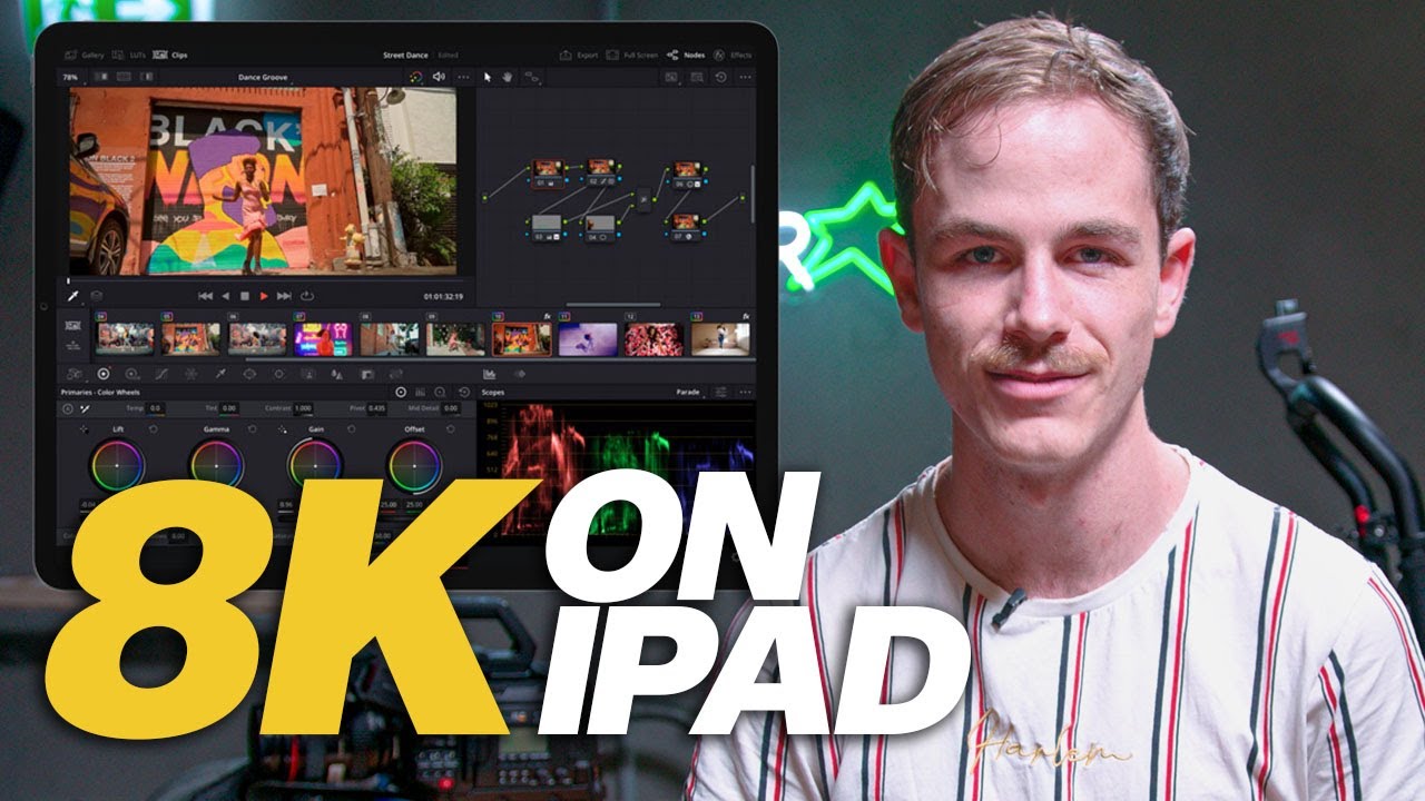 Editing 8K Video on iPad Pro in Davinci Resolve - YouTube
