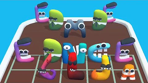 Merge ABC Lore: Letter Run - Merge Alphabet Lore Run | Max Level abcdefghijklmnopqrstuvwxyz (Part 1)