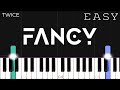 TWICE - Fancy | EASY Piano Tutorial