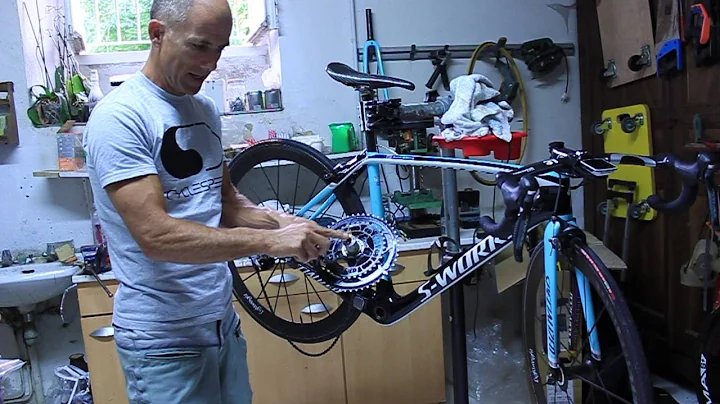 Specialized Sworks crankset removal, maintenance, assembly (en français aussi)