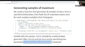 ACST3060: Extreme Value Theory in R: Block Maxima Method