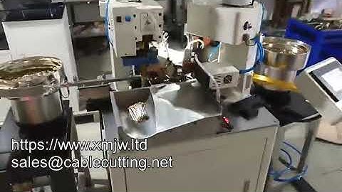 101yw Fully Automatic Bulk Cable Crimp Machine Single Wire Both Ends Cutting Stripping Crimping Mach
