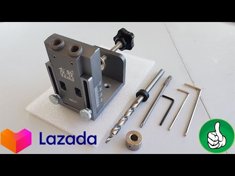 Кондуктор для свердління на косий шуруп Yomo, видео 1