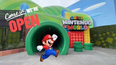 Super Nintendo World at Universal Studios Hollywood Open for Technical Rehearsals!