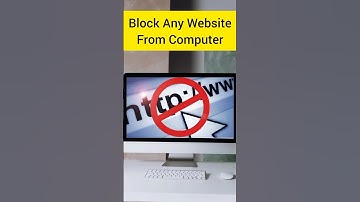 Block Any Website from computer in 10 seconds #tipsandtricks #techtips #techshorts #techvideo