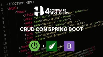 Spring Framework en Español - CRUD Spring Boot, Thymeleaf y Bootstrap Parte 1 | 4SoftwareDevelopers