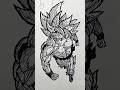 Speed drawing StickMan Goku #shorts #anime #drawing #goku #fyp