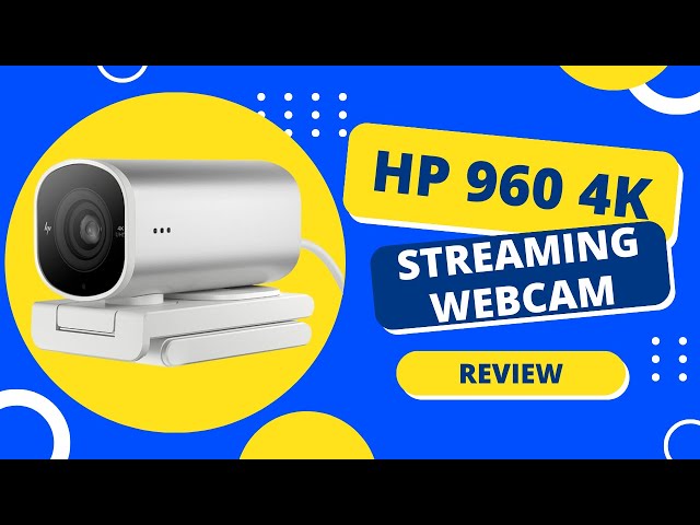HP 960 4K Webcam Review: Is it the Best for Streaming? - YouTube