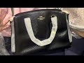 Authentic Coach Black Patent Carryall F32017