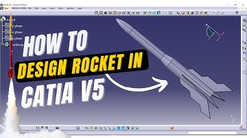 model rocket designing tutorial in catia v5 | aerospace |3d model.