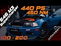 440 PS & 450 NM im E46 M3 | Zeiten messen im Laguna Seca Blue Traum-E46 | infinitas Kompressor, S54