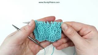 Knit Tips How To Work A 3 Sch Right-Slanting Mixed Cable