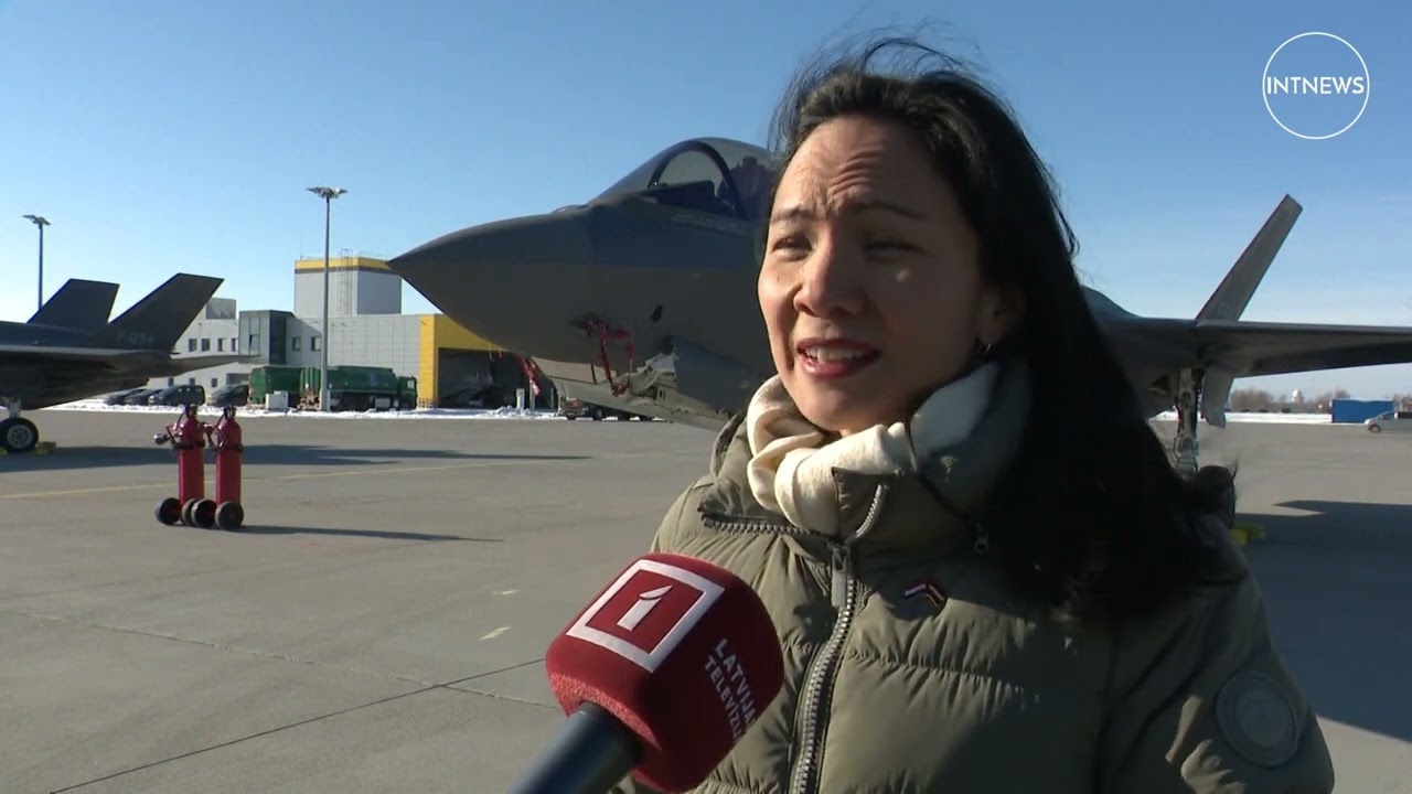 Dutch F-35 jets arrive at Lielvarde military base to show NATO's presence in region