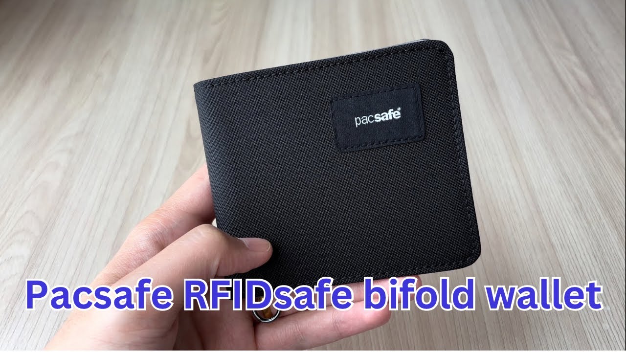 ￼Pacsafe RFIDsafe bifold wallet : กระเป๋าสตางค์ กระเป๋ากันขโมย