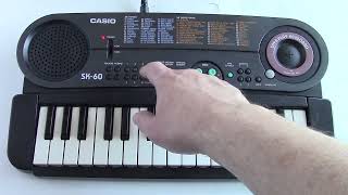 1996 Casio SK-60 Sampling Keyboard