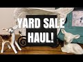 {NEW} YARD/GARAGE SALE HAUL! Vintage & Home Decor to Keep and Resell! Yard Sale Sundays 2020 #5