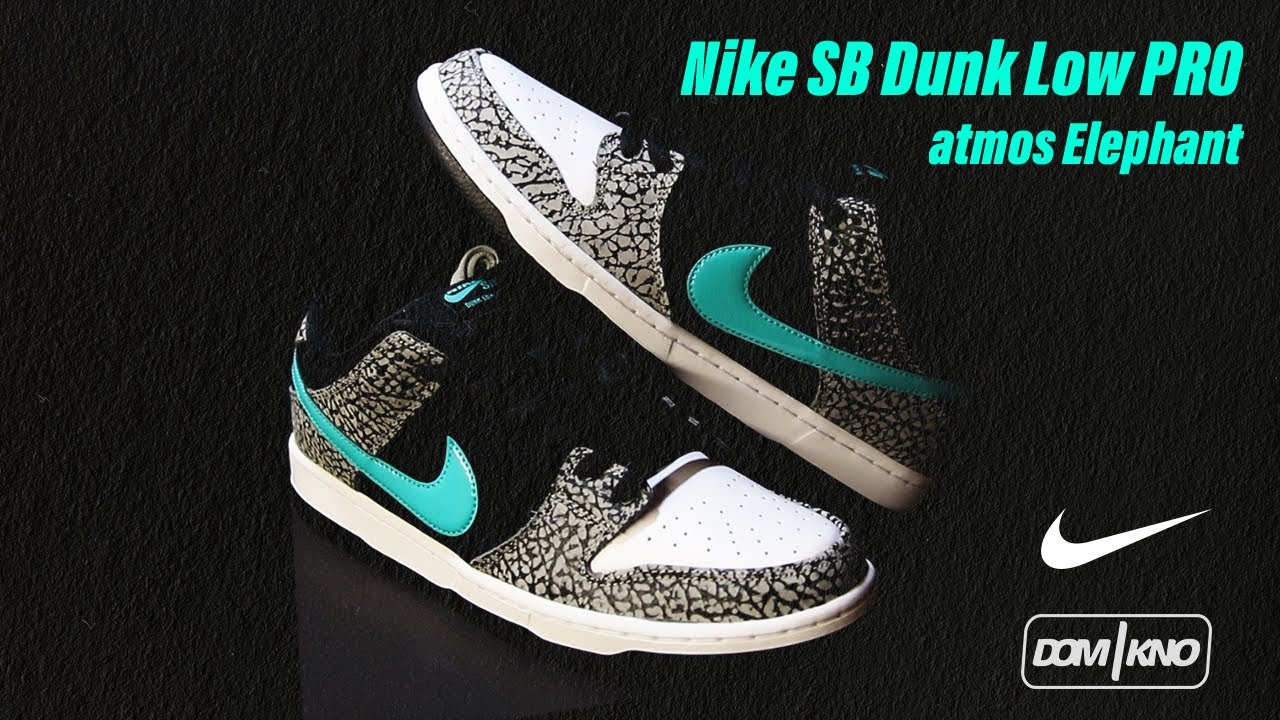 Nike Dunk SB Low Pro 'atmos Elephant' Unboxing | DOMKNO
