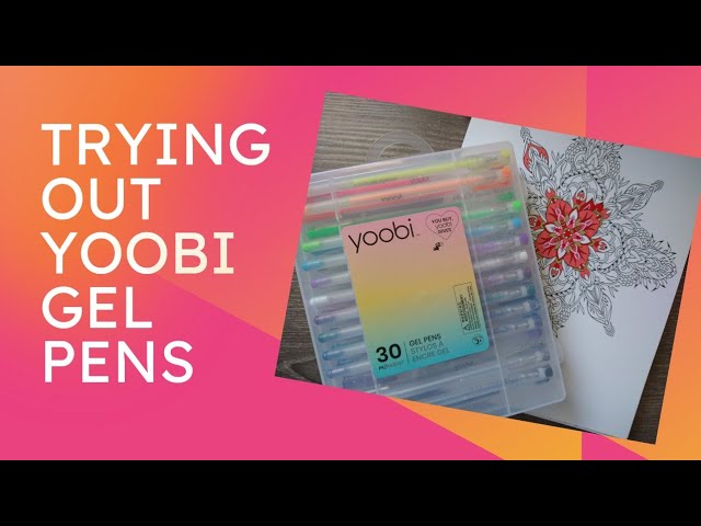 Trying Out Yoobi Gel Pens and My Impressions 