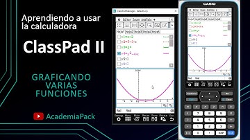 📊ClassPad 2 Tutorial 18 - Graficar varias funciones🎲