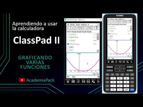 📊ClassPad 2 Tutorial 18 - Graficar varias funciones🎲