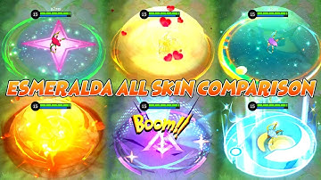 Esmeralda ALL SKIN MLBB COMPARISON