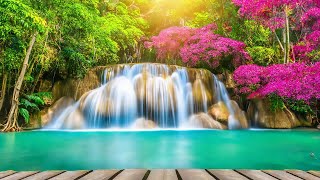 Relaxing Sleep Music for Babies with Beautiful Waterfall Sounds, Nature Sounds  Healing Music