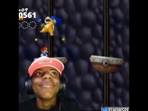 ishowspeed beating mario bros boss - YouTube
