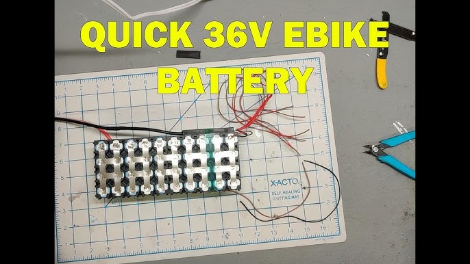 Kit Batterie 36V 100Ah 3600Wh Lithium Fer à assembler soi-même DIY