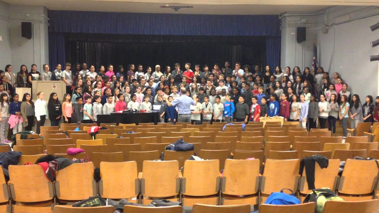 IS 227 7th/8th Grade Choir - Louis Armstrong MS &quot;Sih&#39;r Khalaq&quot; 2015-2016 - YouTube