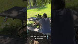 7MM PRC unsupressed vs supressed