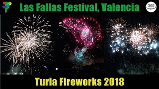 Fireworks in the Turia (360 VR Experience, #LasFallasVR)
